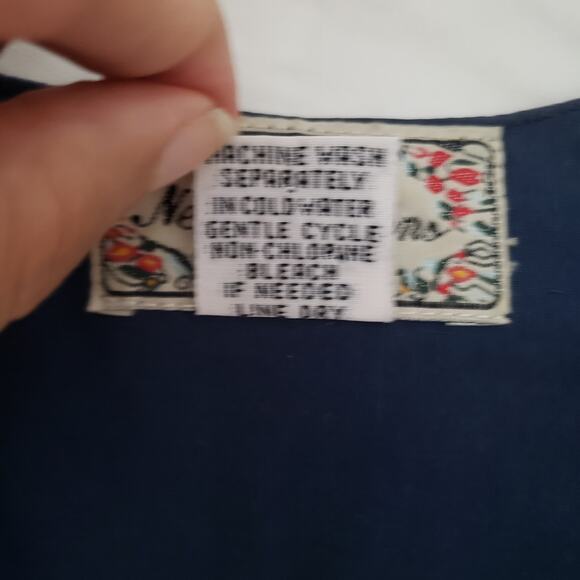 Vtg 90s New Directions Womens Vest Sz S Boho Festival Folk Western Embroidery - Picture 10 of 15